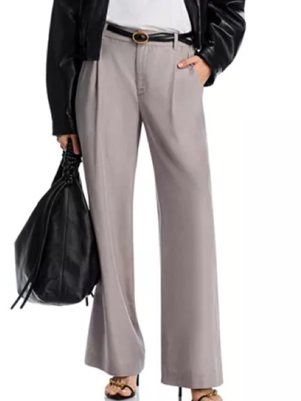 Simkhai Satin Wide Leg Flowy Pants
